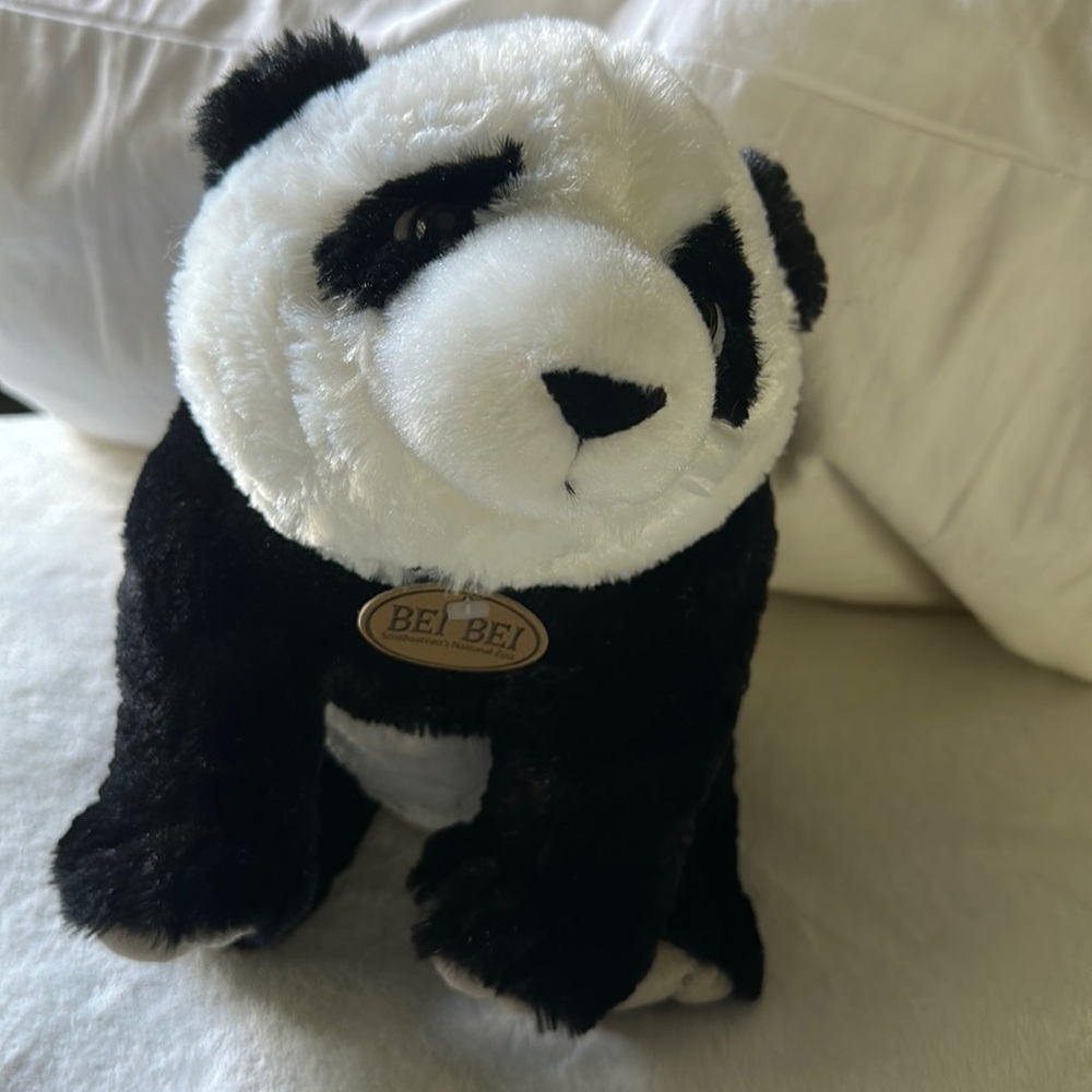 Bei Bei stuffed Panda bear Smithsonian Nat’l Zoological Park clean, soft 12”